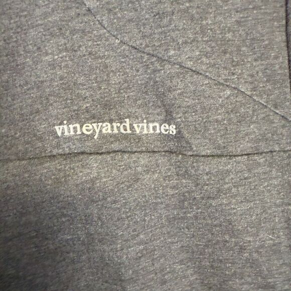 Vineyard Vines Men's Medium Grey 1/4 Zip Fleece Lined Pullover Sweater Jacket - Picture 6 of 8